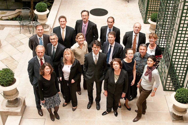 Portraits corporate des dirigeants de la banque fédérale de Bavière à Paris